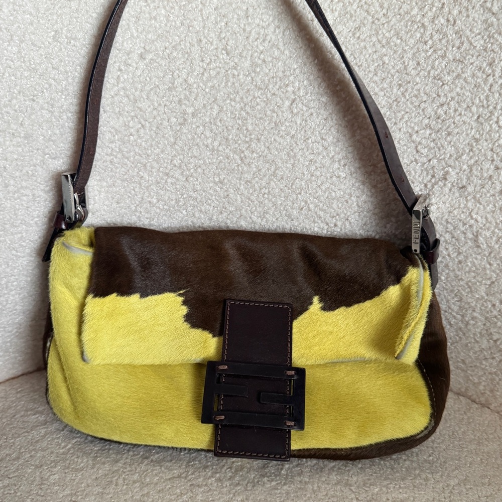 Fendi Vintage Pony Hair Shoulder Bag